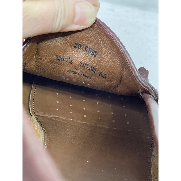 Johnston Murphy Aragon II Mens Kiltie Leather Tassel Red Loafer Sz 10.5 20-0592 - Picture 6 of 10